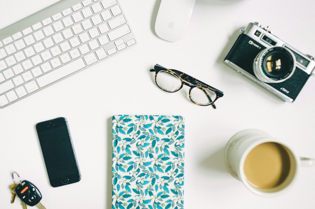 Creative office workspace with a team at work