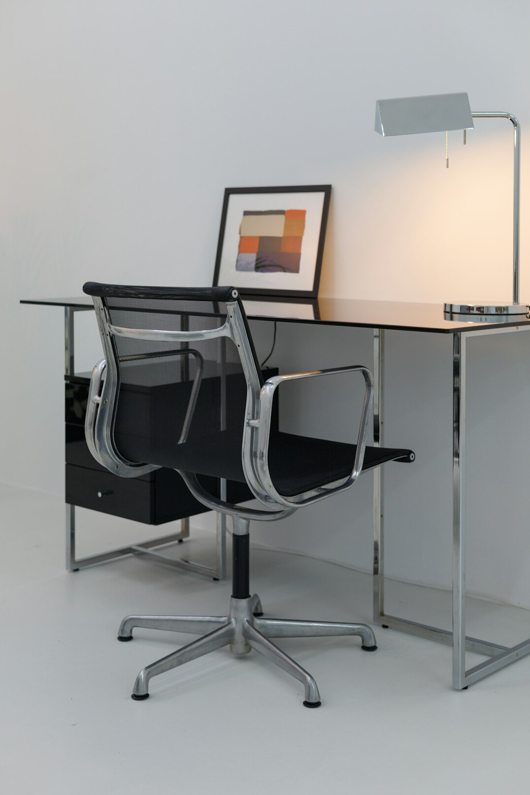 Colleagues collaborating at a desk